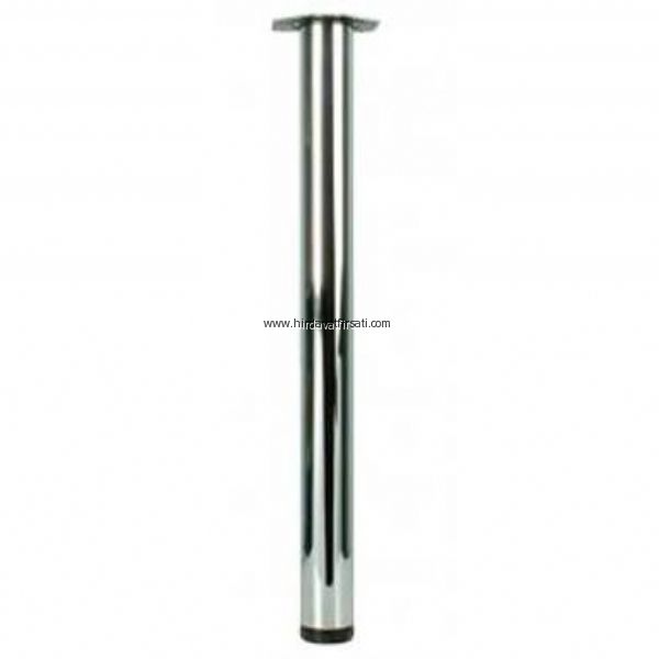 Krom ahşap masalar için metal masa ayağı (70 cm) Masa Ayakları Baza
