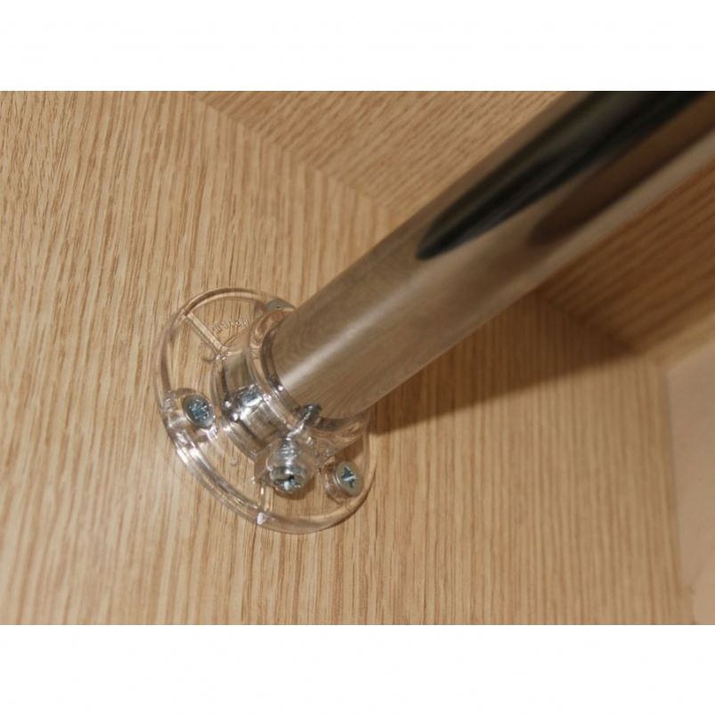 Şeffaf yuvarlak gardırop boru flanşı Bağlantı elemanları