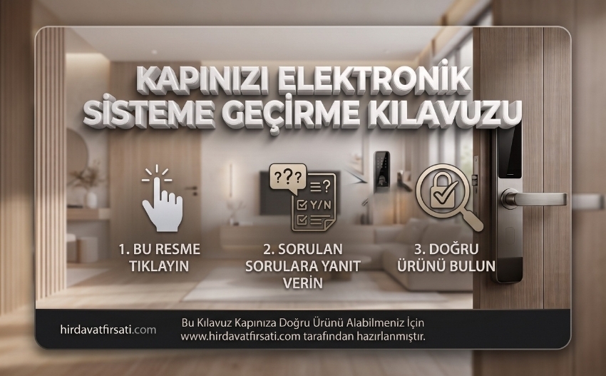 Kapınızı elektronik sisteme geçirme kılavuzu