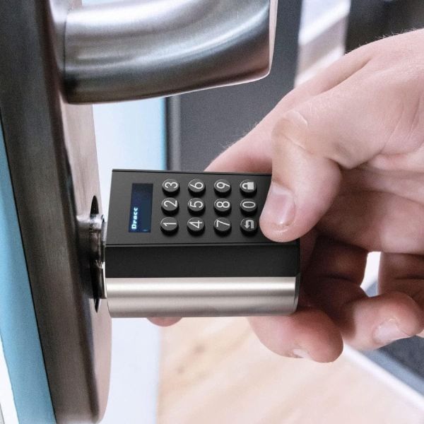 Kart ve şifreyle açılan sistemler | Marelli PASS şifreli ve bluetooth'lu çelik kapı kilidi (kapı göbeği, silindiri) | PASS02 | 